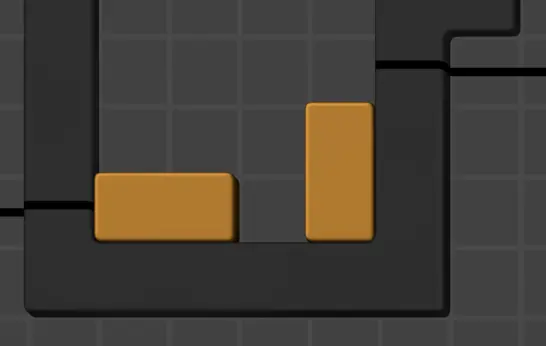 Two blank dominoes.