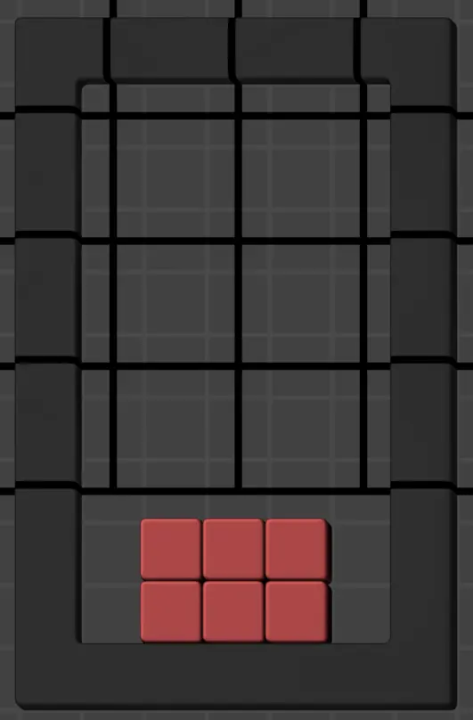 Six blank tiles and a grid of wires.