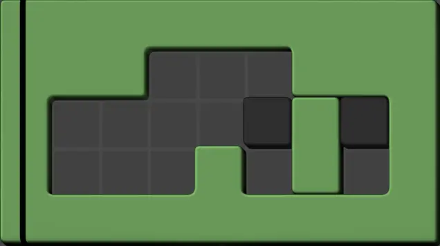 A worm-shaped puzzle.